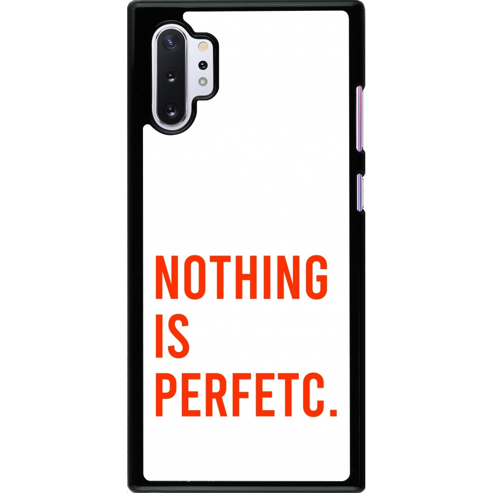Samsung Galaxy Note 10+ Case Hülle - Nothing is Perfetc