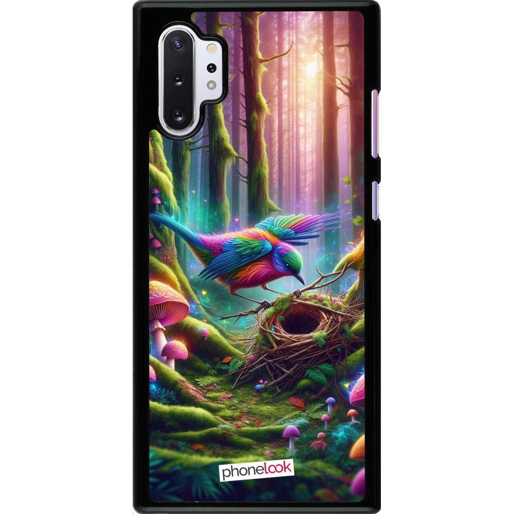 Samsung Galaxy Note 10+ Case Hülle - Vogel Nest Wald