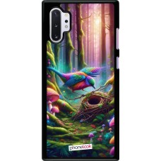 Samsung Galaxy Note 10+ Case Hülle - Vogel Nest Wald