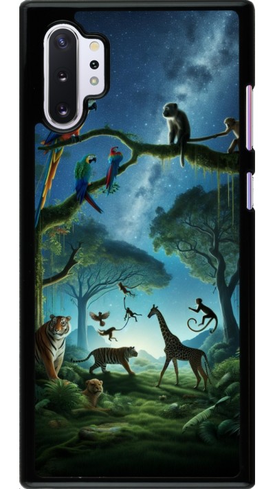 Samsung Galaxy Note 10+ Case Hülle - Paradies der exotischen Tiere