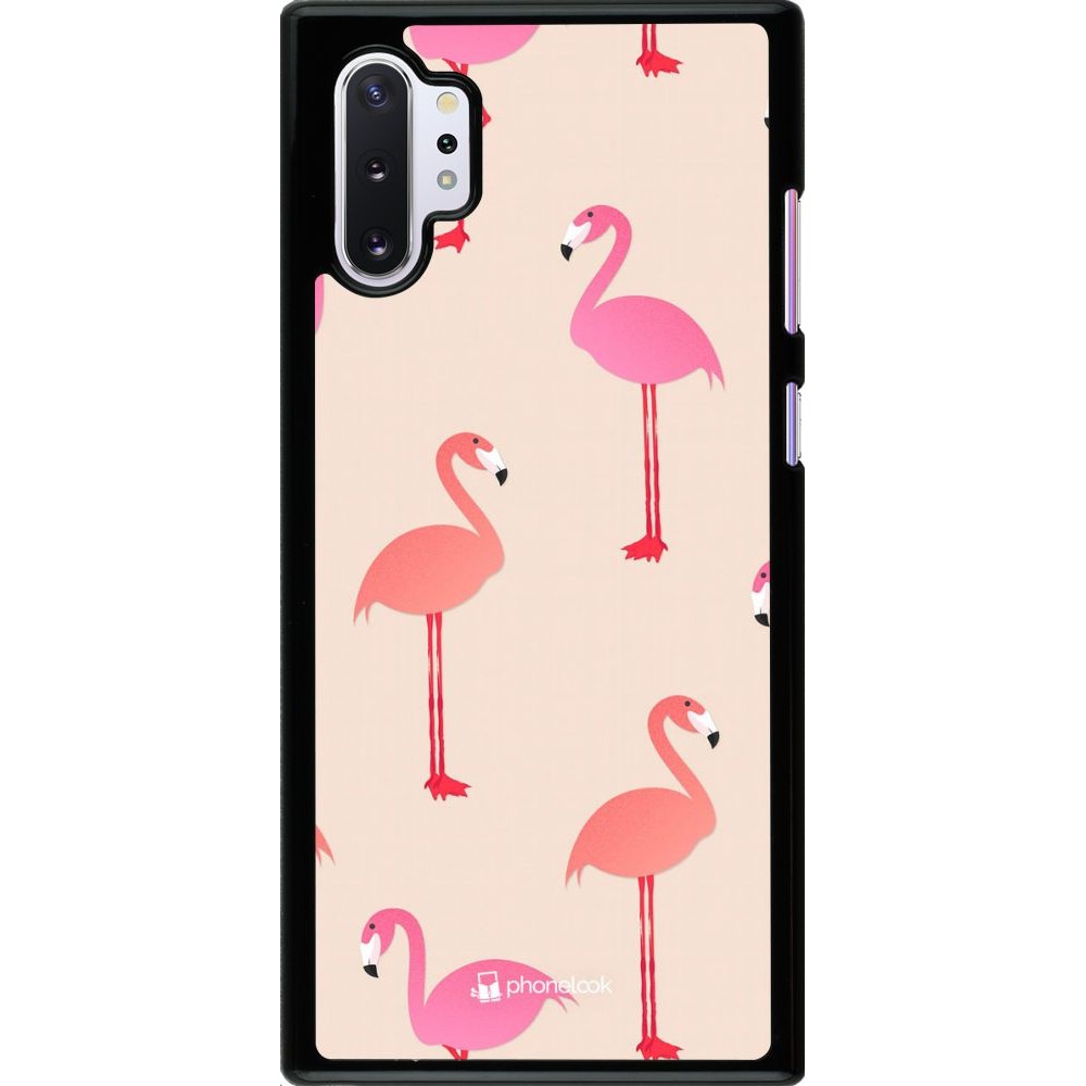 Coque Samsung Galaxy Note 10+ - Pink Flamingos Pattern