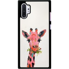 Samsung Galaxy Note 10+ Case Hülle - Pink Girafe Paint