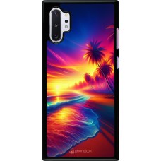 Samsung Galaxy Note 10+ Case Hülle - Strand Sonnenuntergang auffällig