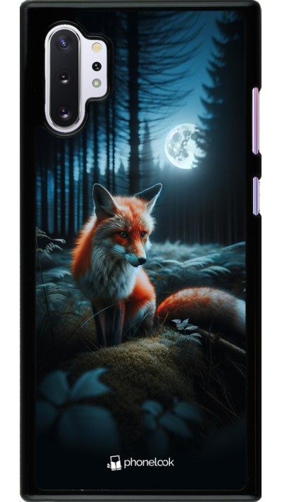 Samsung Galaxy Note 10+ Case Hülle - Fuchs Mond Wald