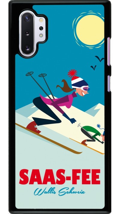 Coque Samsung Galaxy Note 10+ - Saas-Fee Ski Downhill