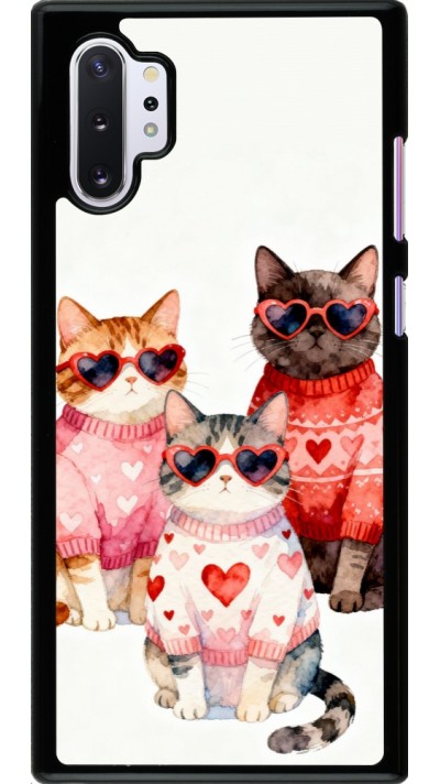 Samsung Galaxy Note 10+ Case Hülle - Saint Valentines Day 26 Cat Love