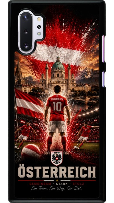 Coque Samsung Galaxy Note 10+ - Football Autriche splash 2026