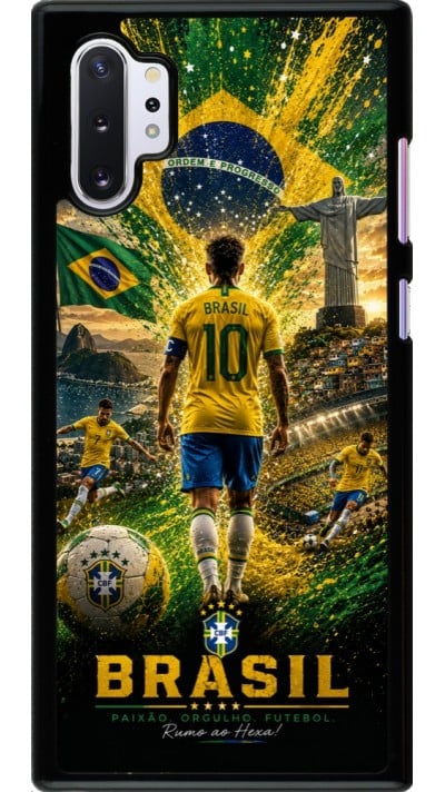 Coque Samsung Galaxy Note 10+ - Football Brésil splash 2026