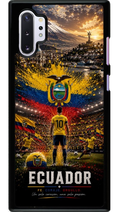 Coque Samsung Galaxy Note 10+ - Football Équateur splash 2026