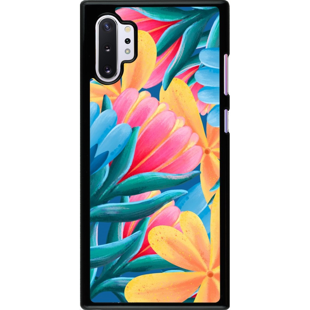 Samsung Galaxy Note 10+ Case Hülle - Spring 23 colorful flowers