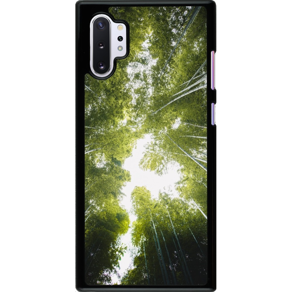 Samsung Galaxy Note 10+ Case Hülle - Spring 23 forest blue sky