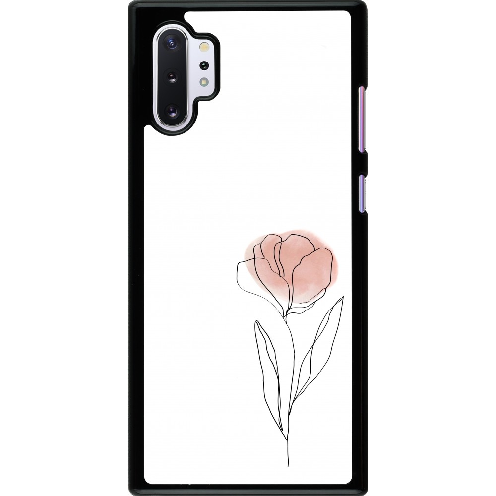 Samsung Galaxy Note 10+ Case Hülle - Spring 23 minimalist flower