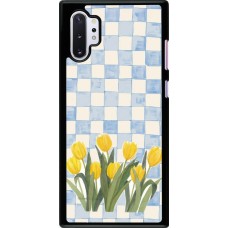 Coque Samsung Galaxy Note 10+ - Blue vichy tulips Spring 2026