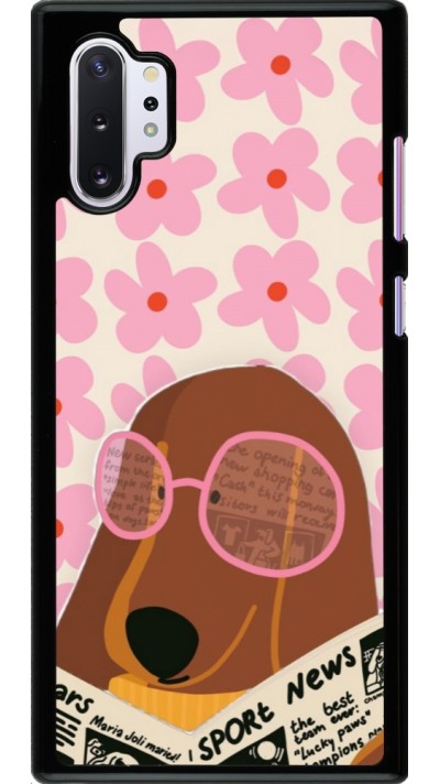 Coque Samsung Galaxy Note 10+ - Dog with newspaper Spring 2026