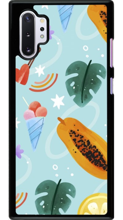 Coque Samsung Galaxy Note 10+ - Summer 2025 Pattern papaya