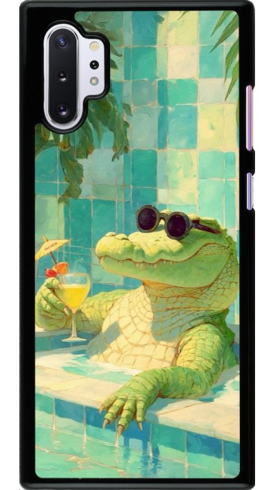 Samsung Galaxy Note 10+ Case Hülle - Crocodile in the swimming pool Summer 2026