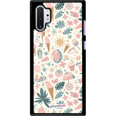 Samsung Galaxy Note 10+ Case Hülle - Sommer Pink Muster