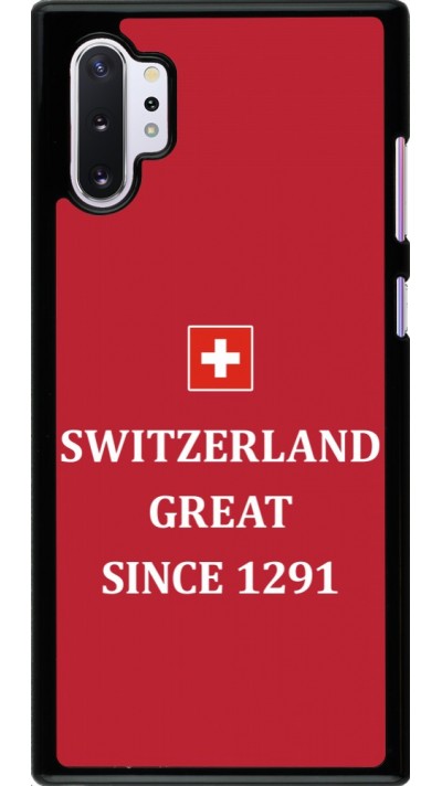 Samsung Galaxy Note 10+ Case Hülle - Switzerland Great Since 1291