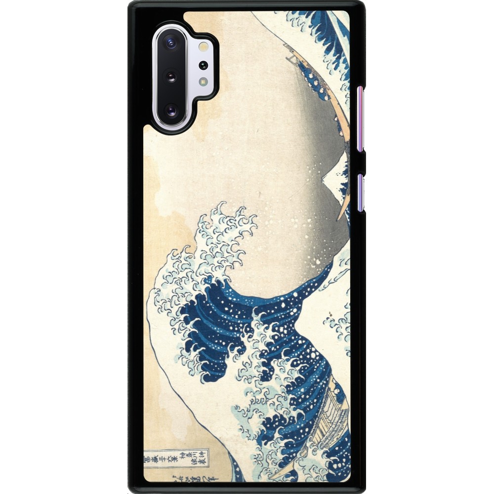 Coque Samsung Galaxy Note 10+ - Tableau art - La Grande Vague de Kanagawa - Hokusai