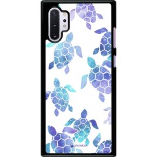 Coque Samsung Galaxy Note 10+ - Turtles pattern watercolor