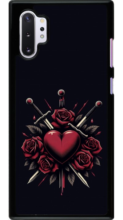 Coque Samsung Galaxy Note 10+ - Valentine 2024 gothic love