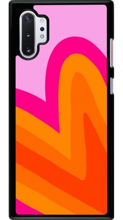 Coque Samsung Galaxy Note 10+ - Valentine 2024 heart gradient