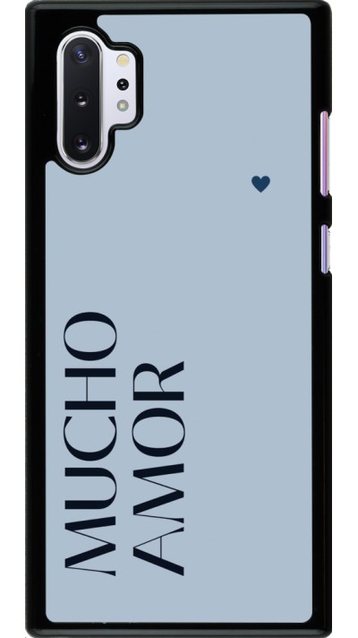 Coque Samsung Galaxy Note 10+ - Valentine 2024 mucho amor azul