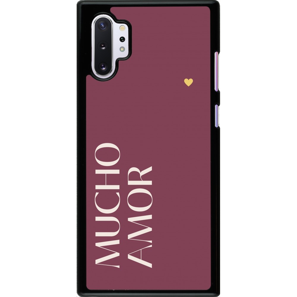 Samsung Galaxy Note 10+ Case Hülle - Valentine 2024 mucho amor rosado