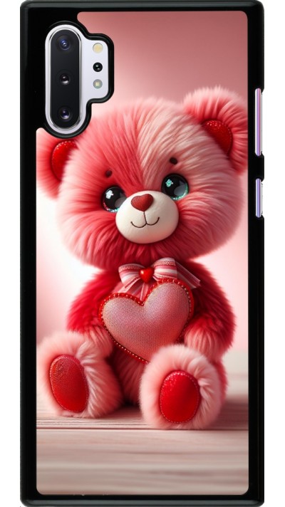 Coque Samsung Galaxy Note 10+ - Valentine 2024 Ourson rose