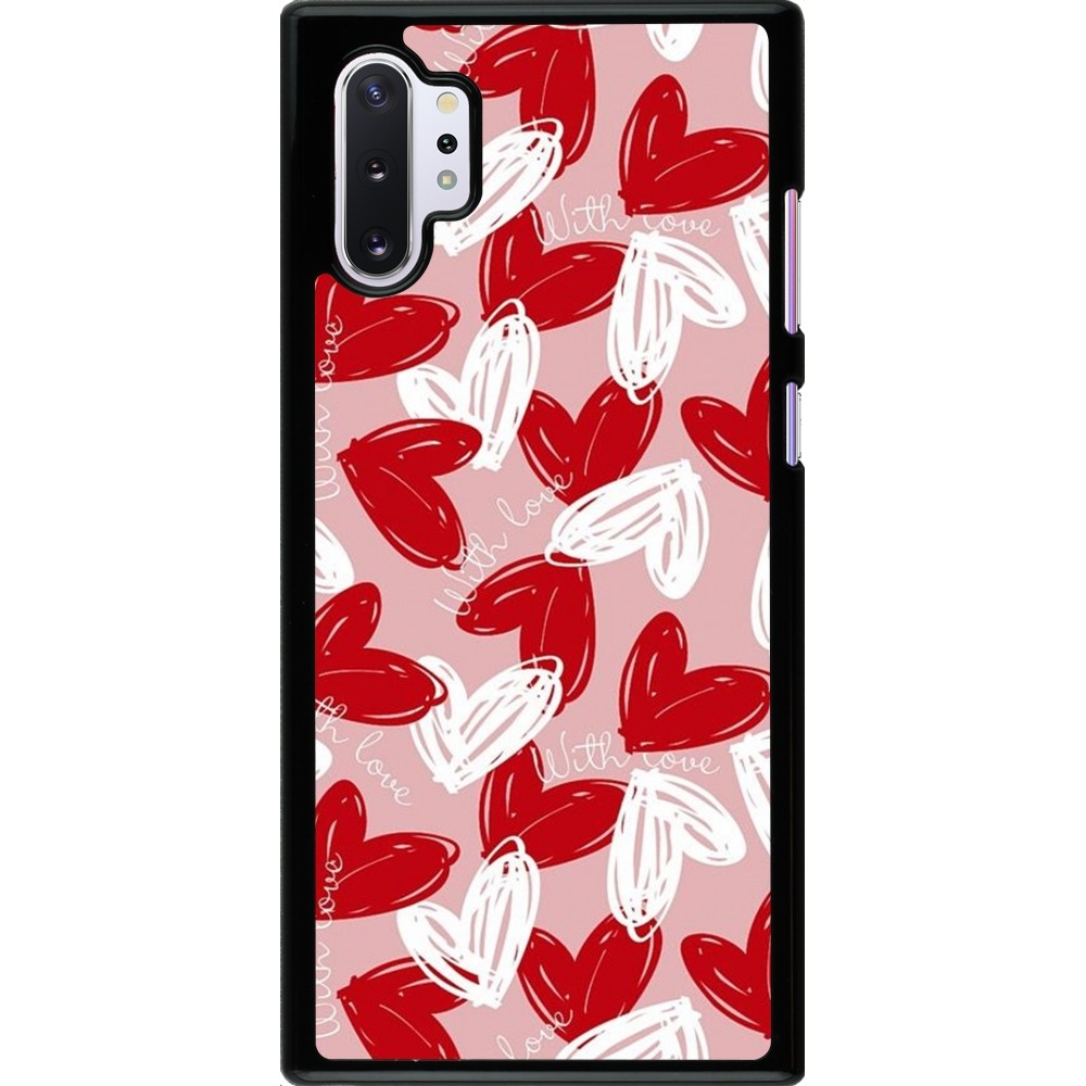 Samsung Galaxy Note 10+ Case Hülle - Valentine 2024 with love heart