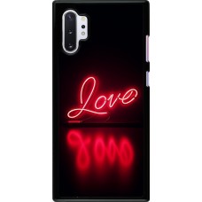 Samsung Galaxy Note 10+ Case Hülle - Valentine 2025 Neon Liebe