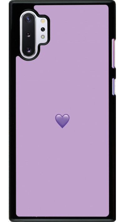 Coque Samsung Galaxy Note 10+ - Valentine 2023 purpule single heart