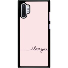 Samsung Galaxy Note 10+ Case Hülle - Valentine 2023 i love you writing