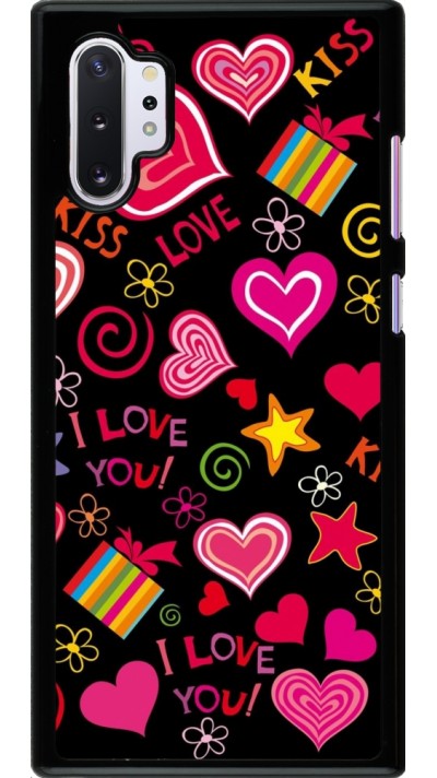 Coque Samsung Galaxy Note 10+ - Valentine 2023 love symbols