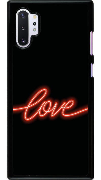 Coque Samsung Galaxy Note 10+ - Valentine 2023 neon love