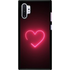 Coque Samsung Galaxy Note 10+ - Valentine 2023 single neon heart