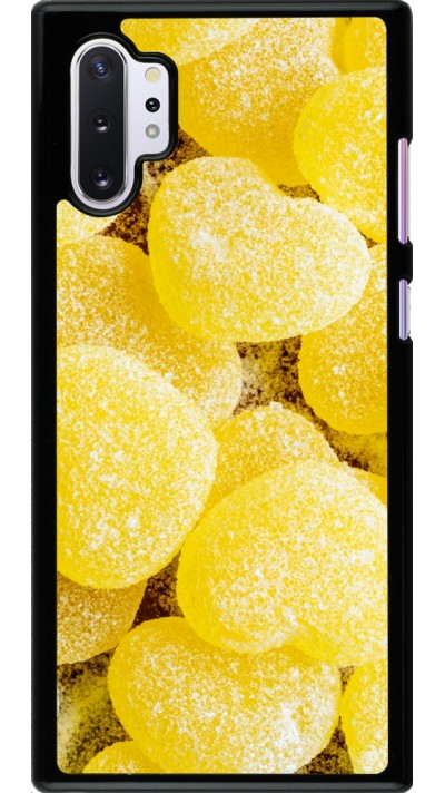 Coque Samsung Galaxy Note 10+ - Valentine 2023 sweet yellow hearts
