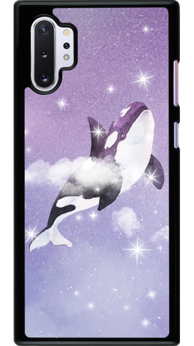 Coque Samsung Galaxy Note 10+ - Whale in sparking stars