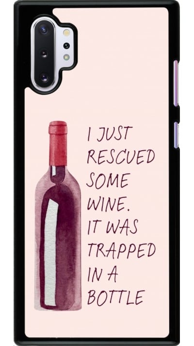 Samsung Galaxy Note 10+ Case Hülle - I just rescued some wine