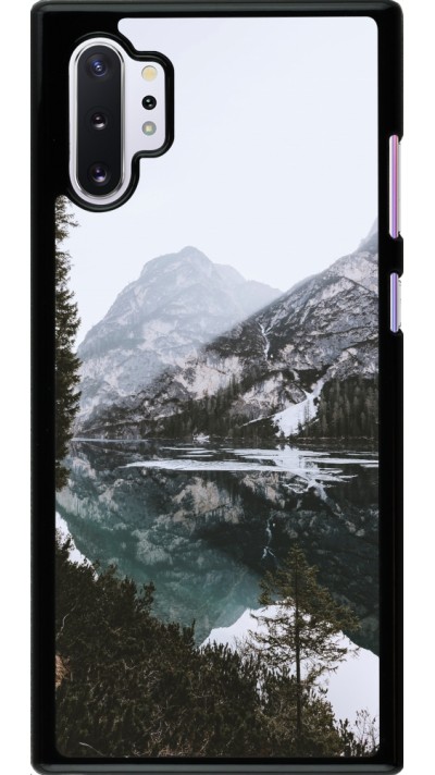 Coque Samsung Galaxy Note 10+ - Winter 22 snowy mountain and lake