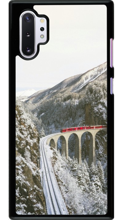 Samsung Galaxy Note 10+ Case Hülle - Winter 25 Winter polar express