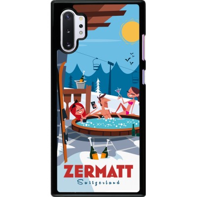 Samsung Galaxy Note 10+ Case Hülle - Zermatt Mountain Jacuzzi