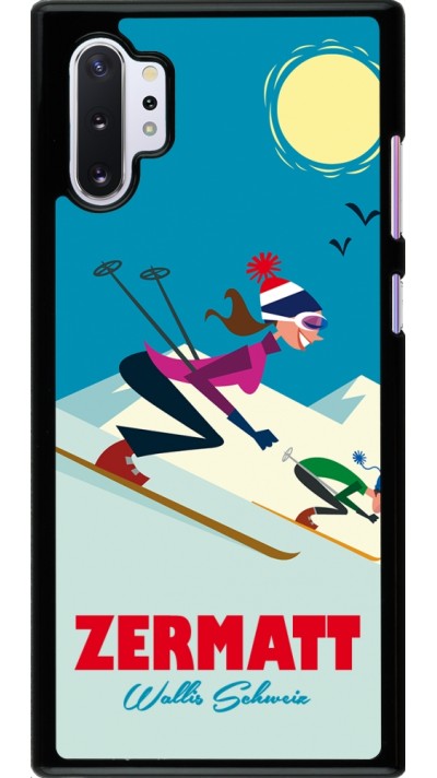 Coque Samsung Galaxy Note 10+ - Zermatt Ski Downhill