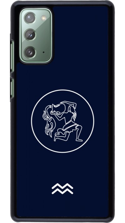 Coque Samsung Galaxy Note 20 - Astrologie Verseau
