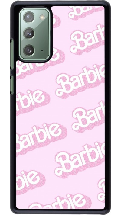 Samsung Galaxy Note 20 Case Hülle - Barbie light pink pattern