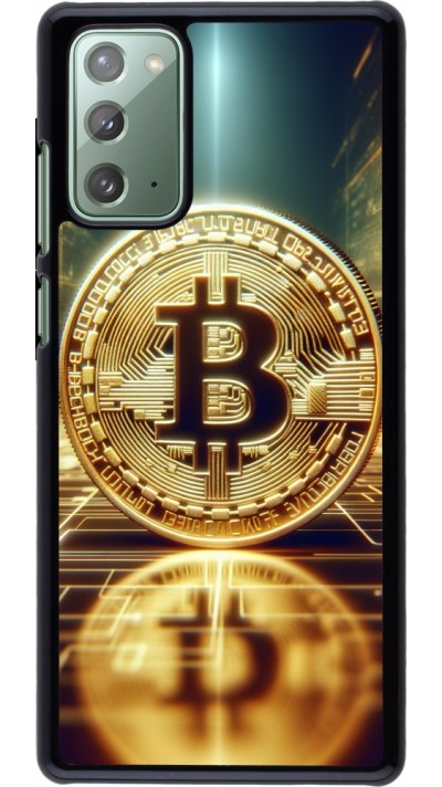 Samsung Galaxy Note 20 Case Hülle - Bitcoin Stehen