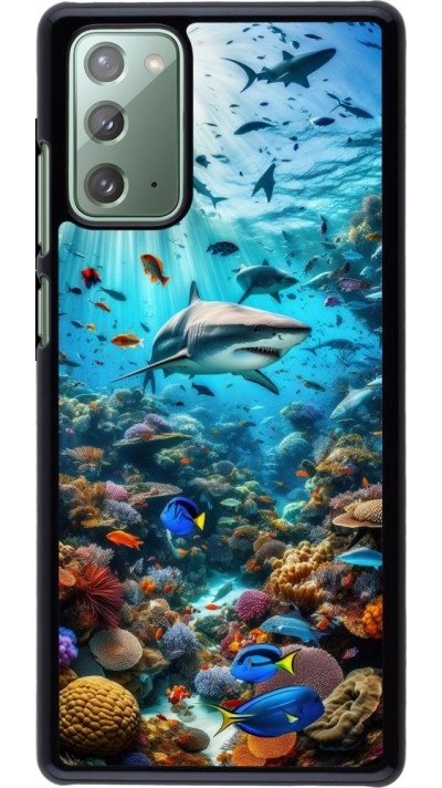 Samsung Galaxy Note 20 Case Hülle - Bora Bora Meer und Wunder