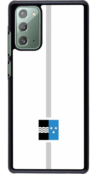 Samsung Galaxy Note 20 Case Hülle - Kanton AG weiss