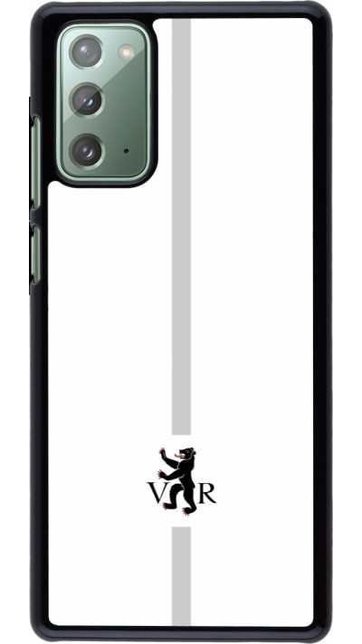 Samsung Galaxy Note 20 Case Hülle - Kanton AR weiss