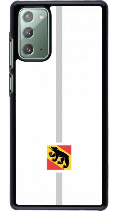 Samsung Galaxy Note 20 Case Hülle - Kanton BE weiss